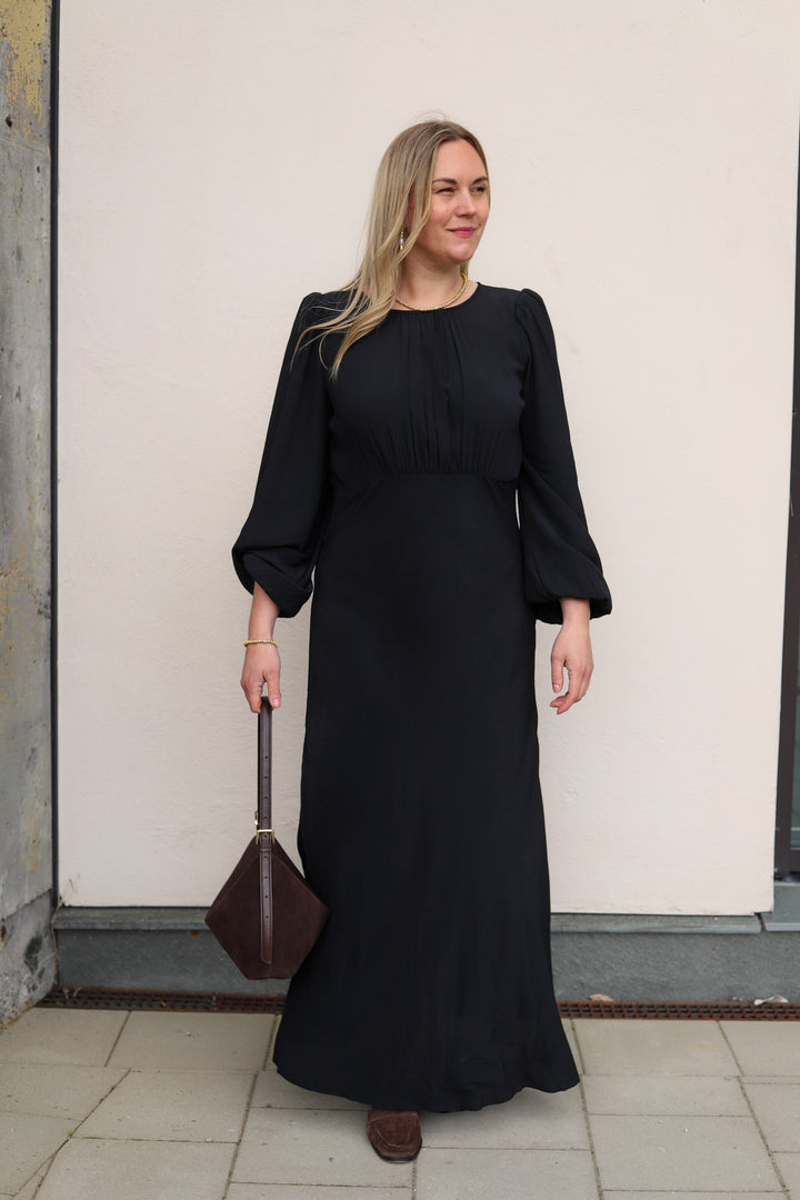 Viscose Maxi Dress Black