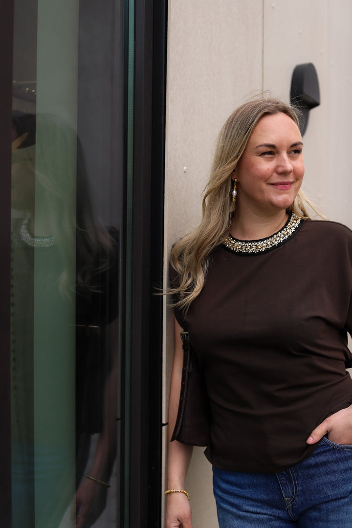 Alnus Verena Blouse Chestnut