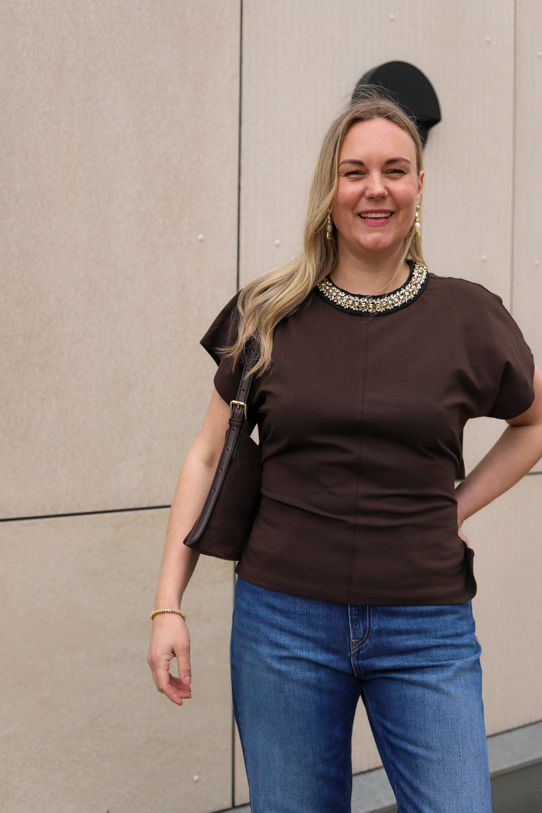 Alnus Verena Blouse Chestnut