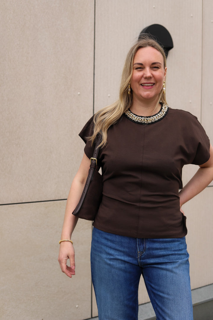 Alnus Verena Blouse Chestnut
