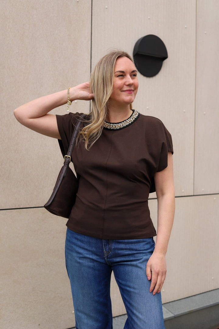 Alnus Verena Blouse Chestnut