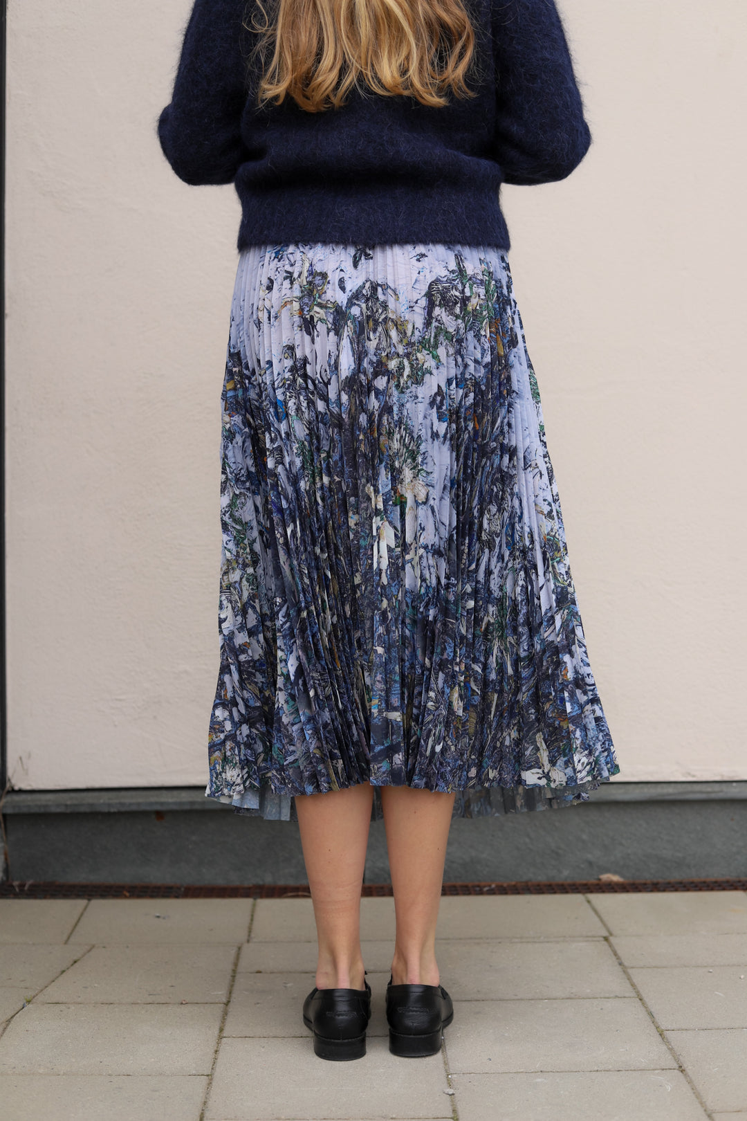 Charming Skirt Print Grey