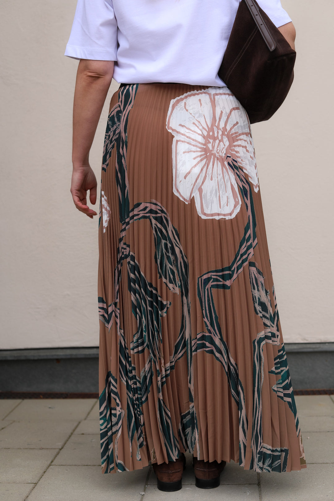 Taulla Skirt Print Caramel