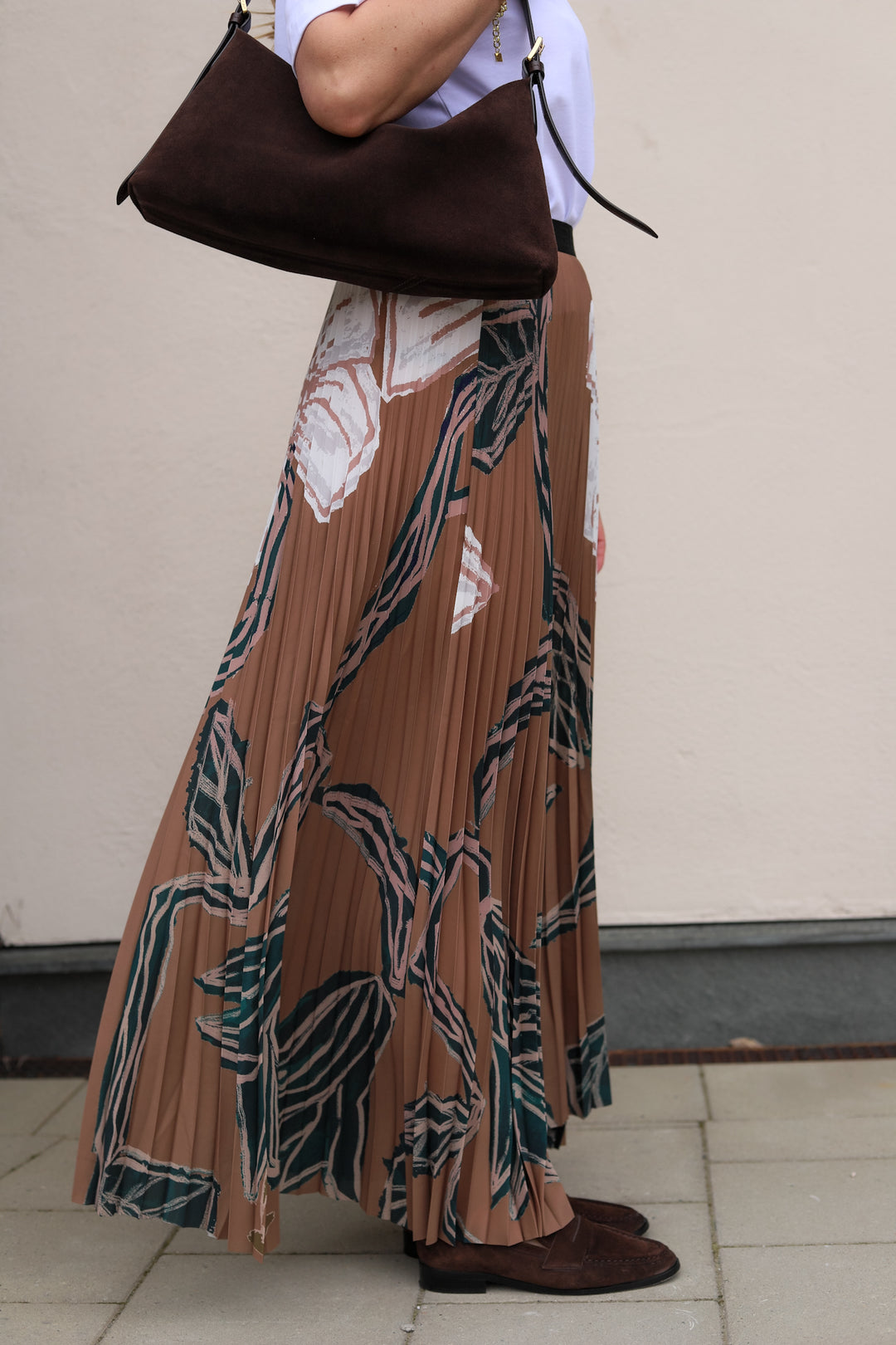 Taulla Skirt Print Caramel
