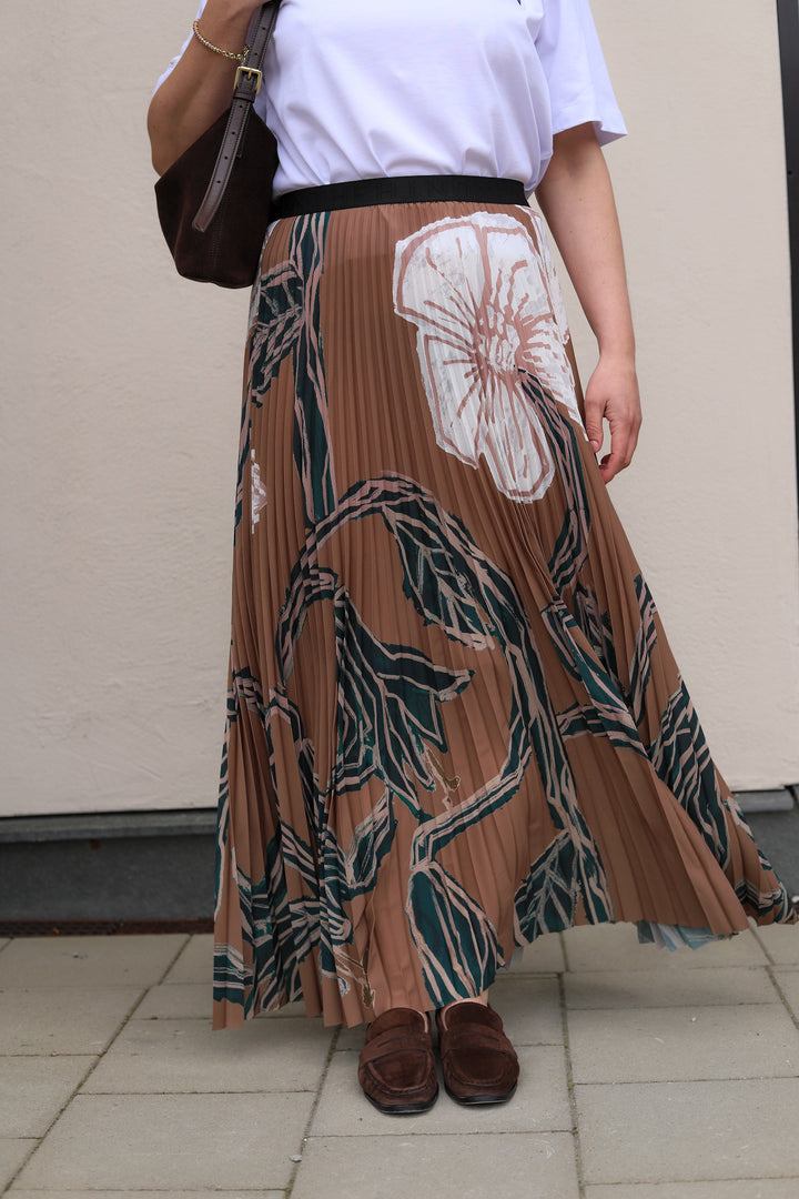 Taulla Skirt Print Caramel