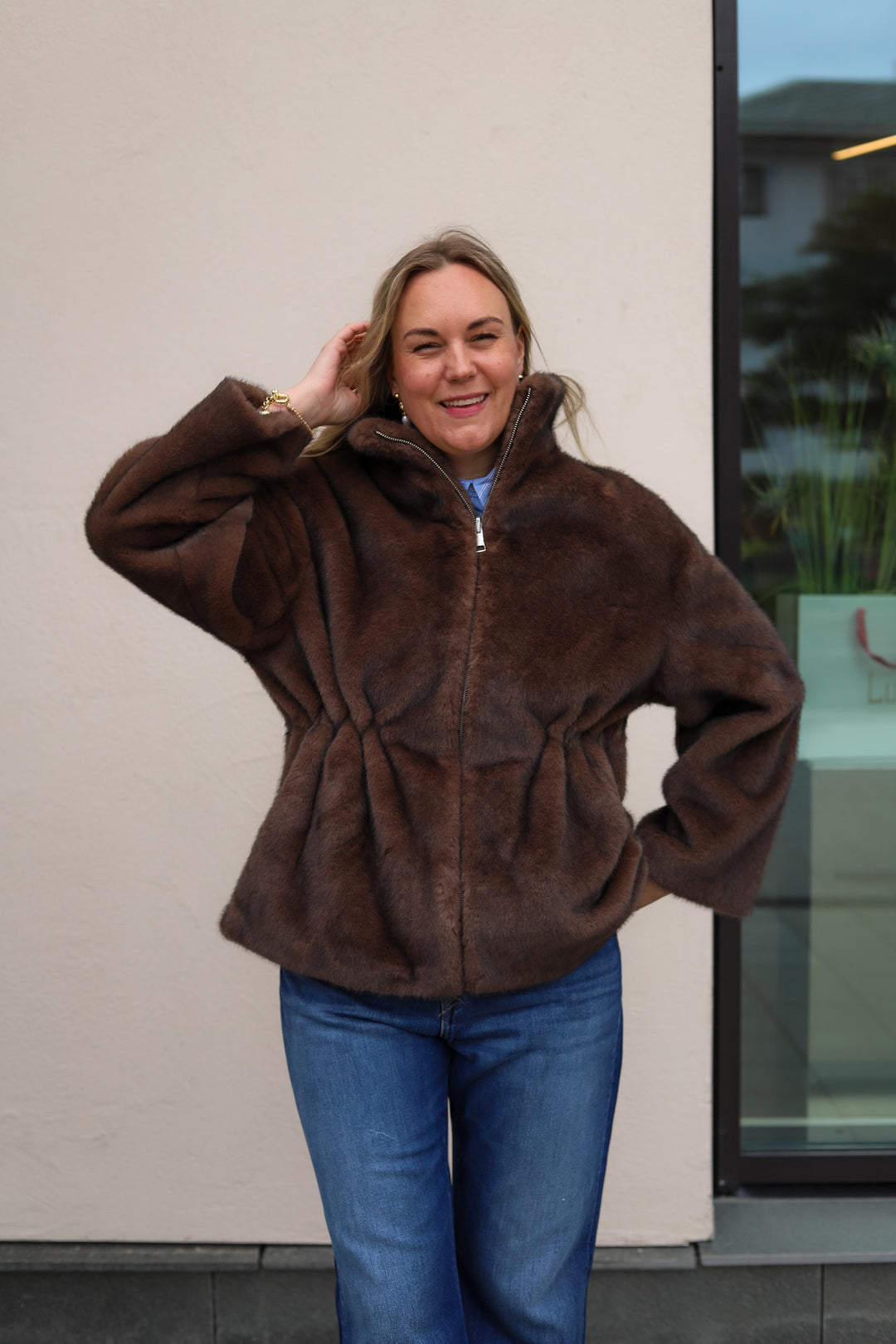 Frankie Faux Mink Choco