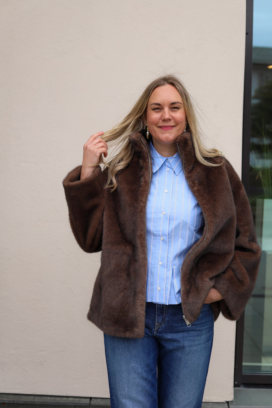 Frankie Faux Mink Choco