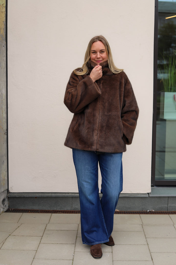 Frankie Faux Mink Choco
