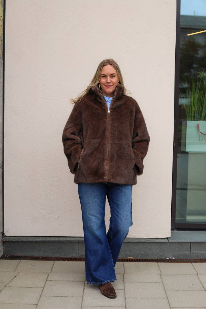 Frankie Faux Mink Choco