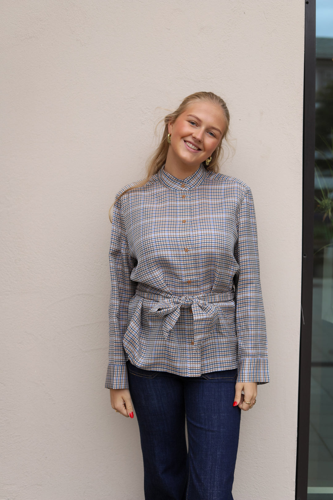 Veiling Top Mix Blue