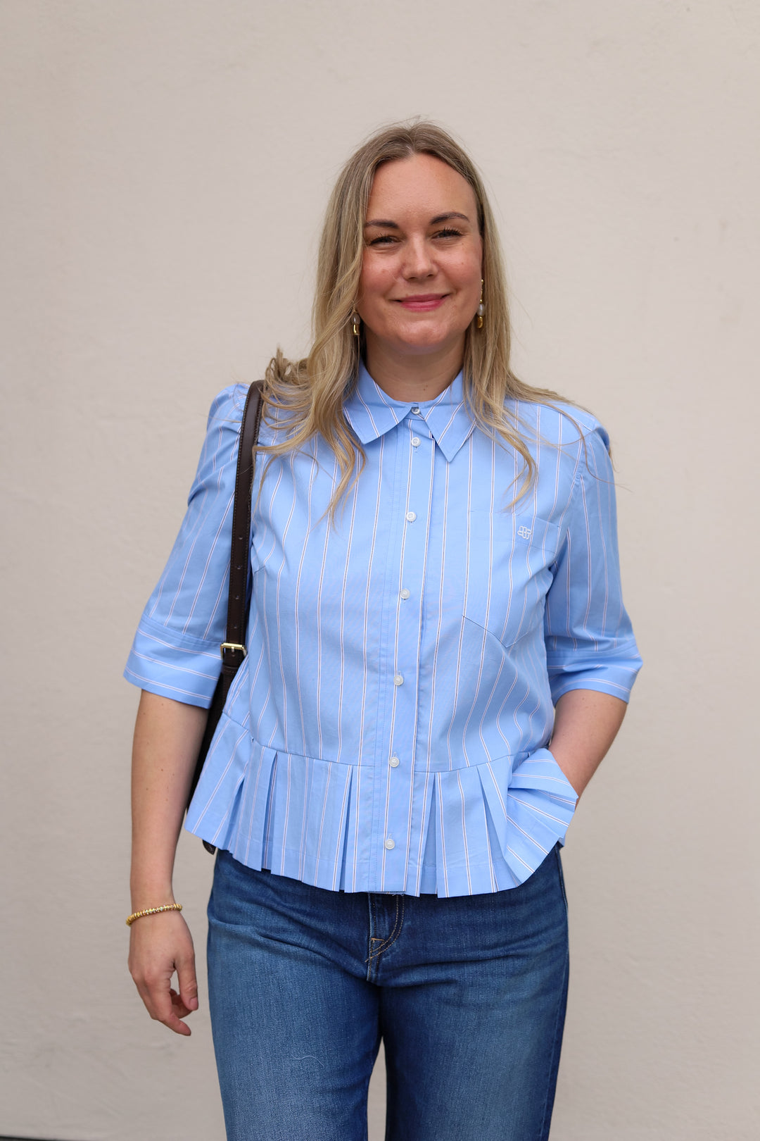Nuria Top Stripe Blue