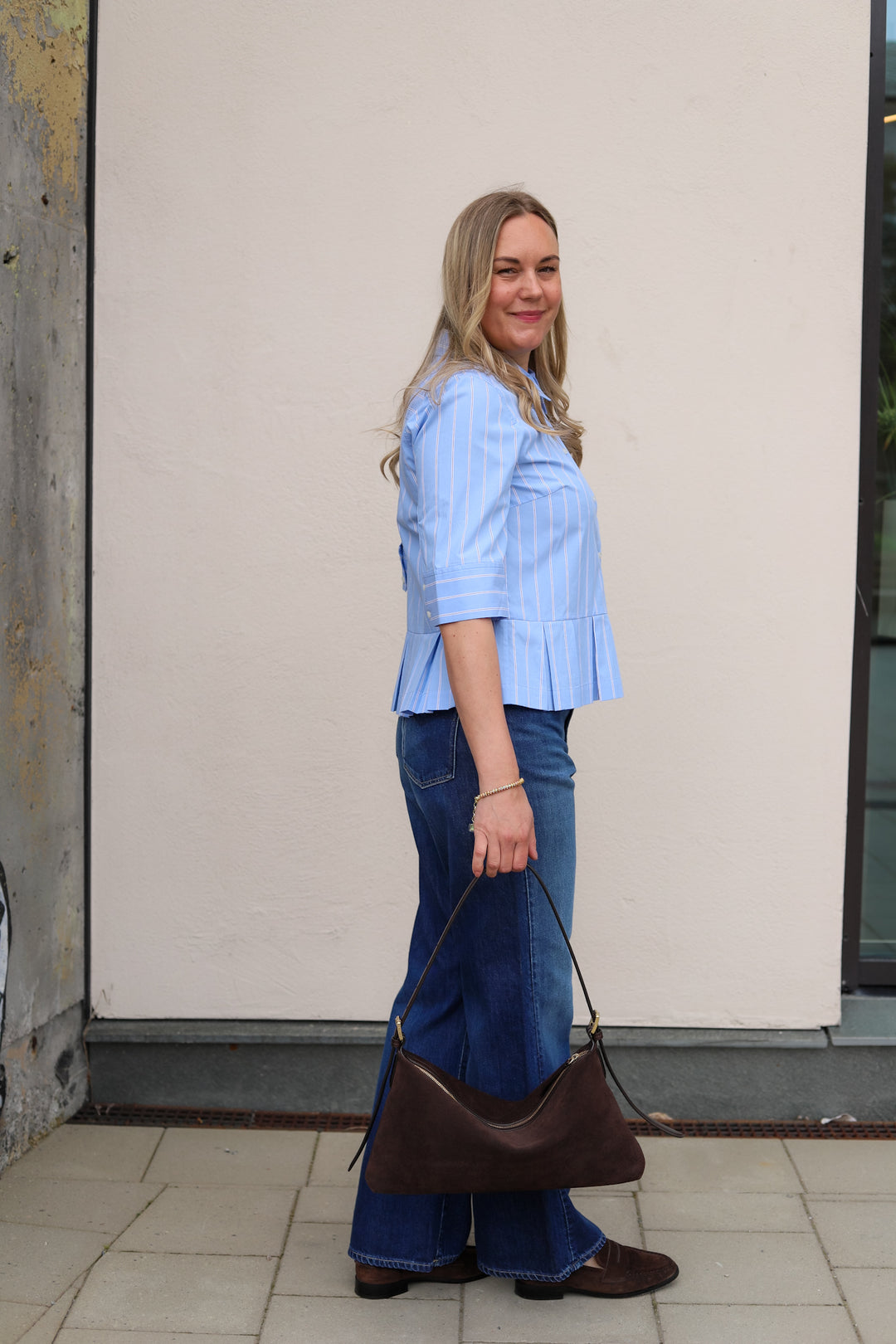Nuria Top Stripe Blue