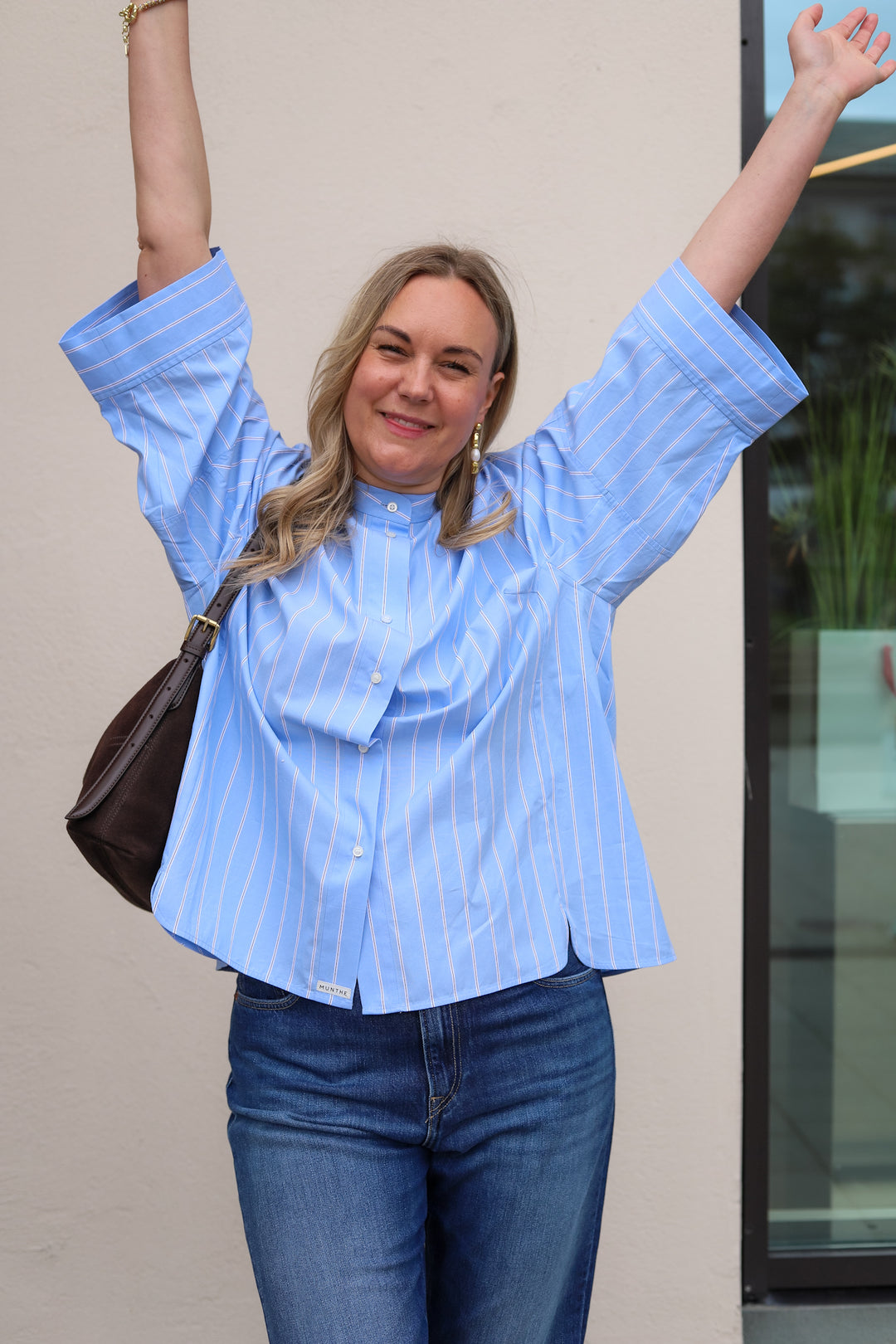 Neela Top Stripe Blue