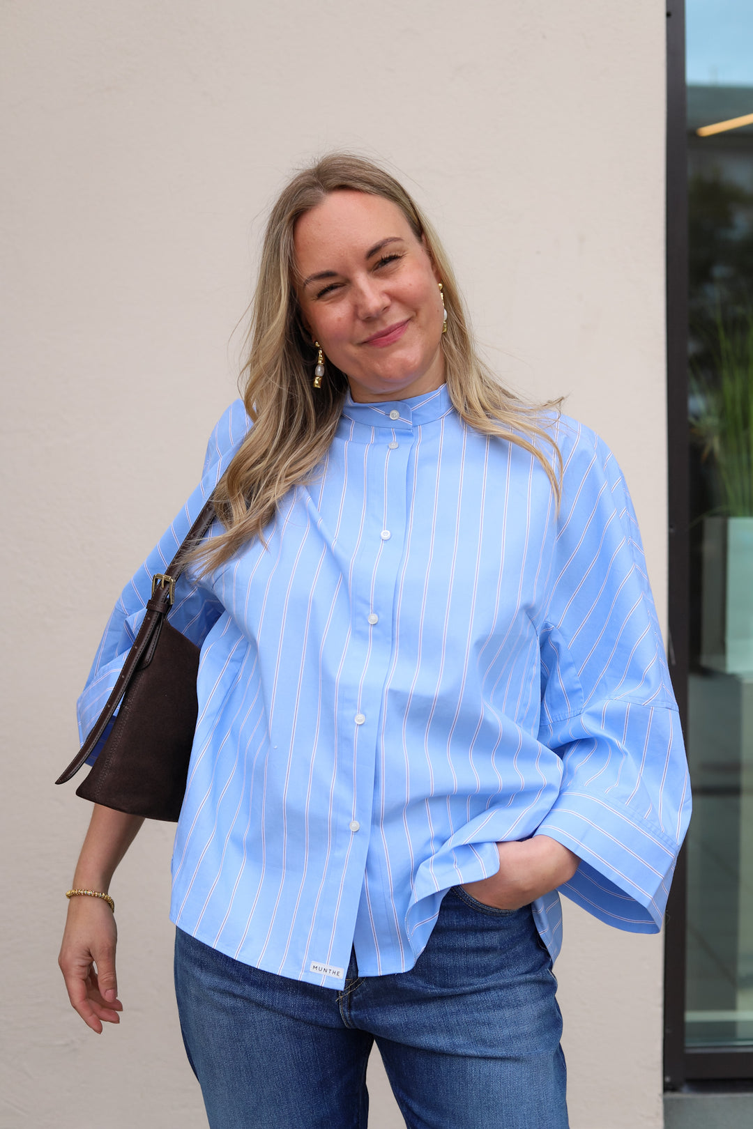 Neela Top Stripe Blue