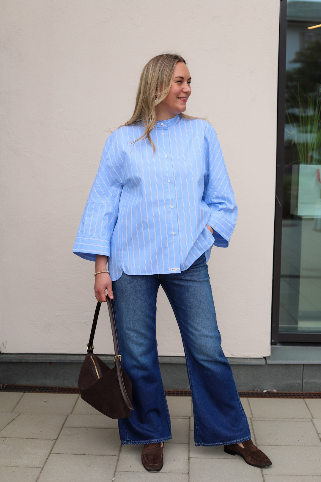 Neela Top Stripe Blue