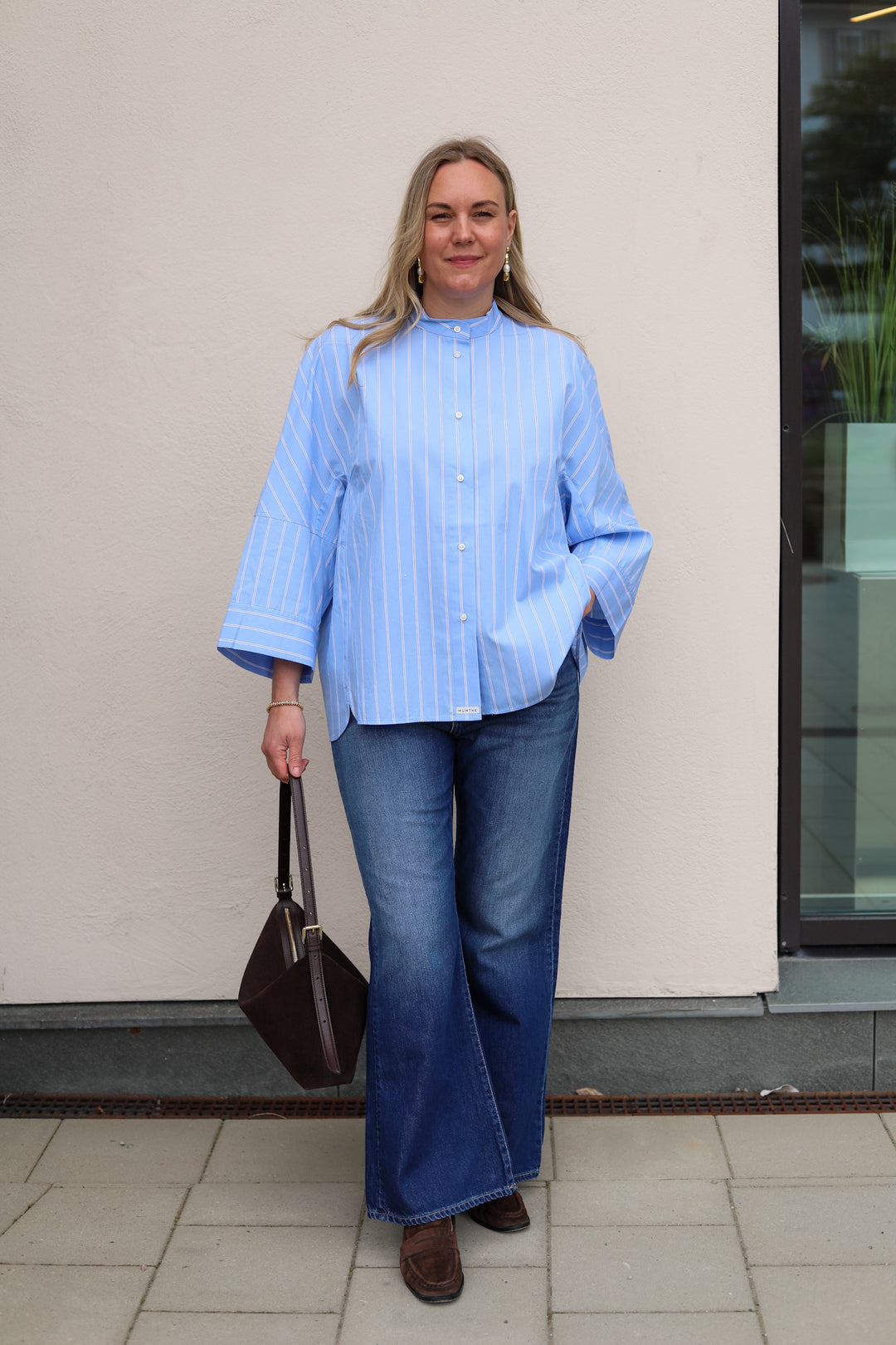 Neela Top Stripe Blue