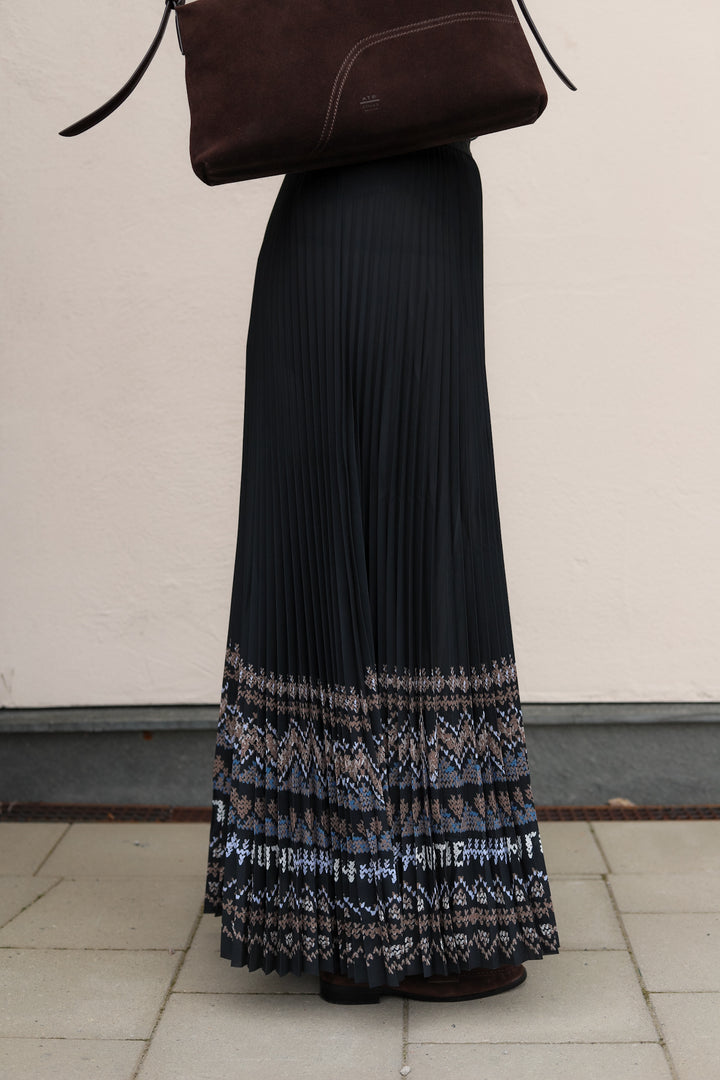 Taulla Skirt Print Black