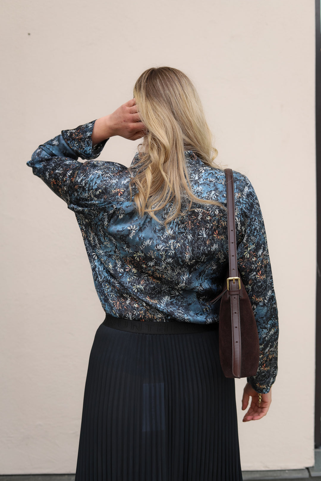 Vignette Top Print Blue