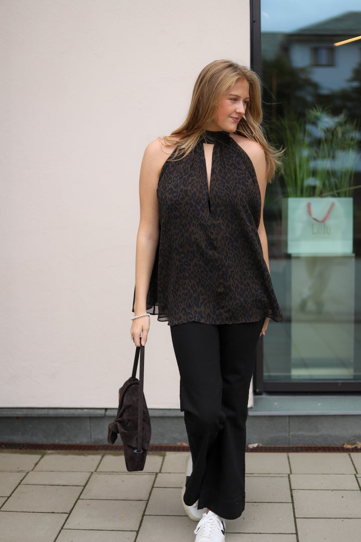 Halterneck Bow Top Molé Comb