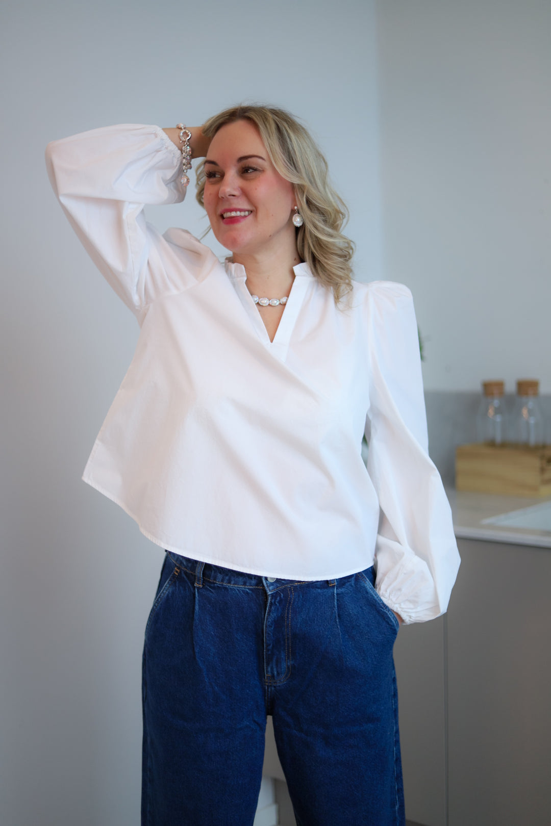 Infinity Blouse White