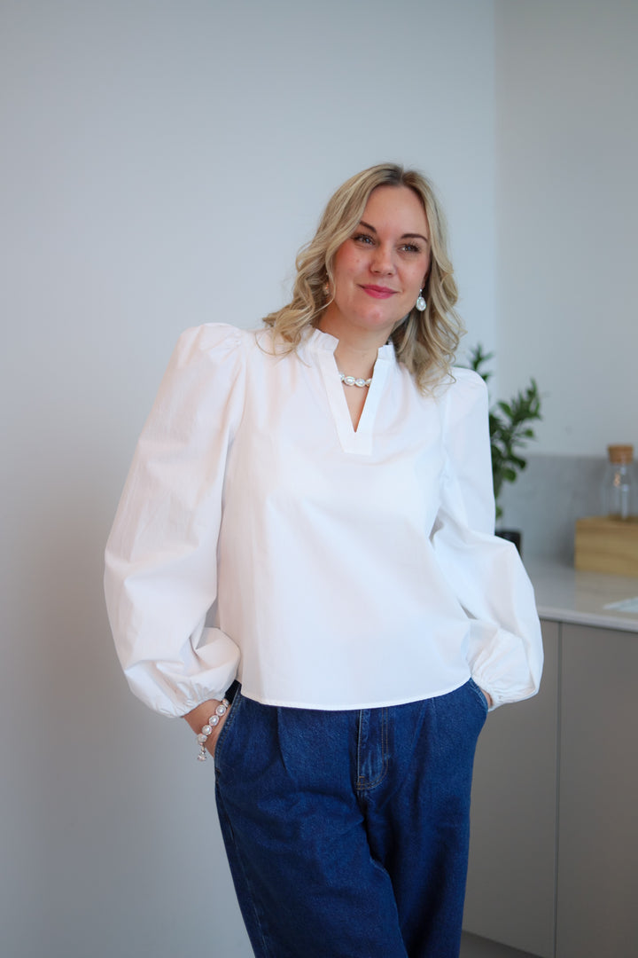 Infinity Blouse White