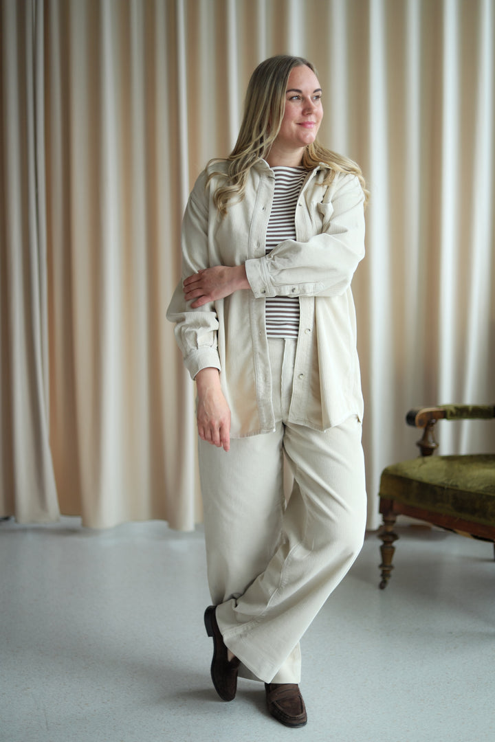 Alex Cord Shirt Greige