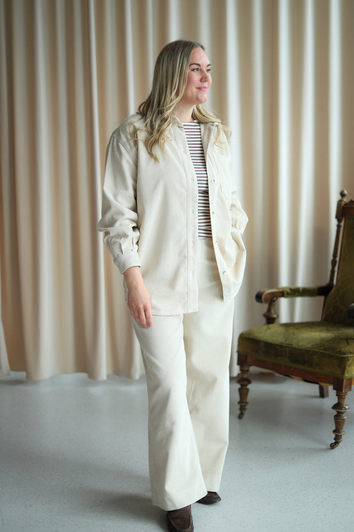 Alex Cord Shirt Greige