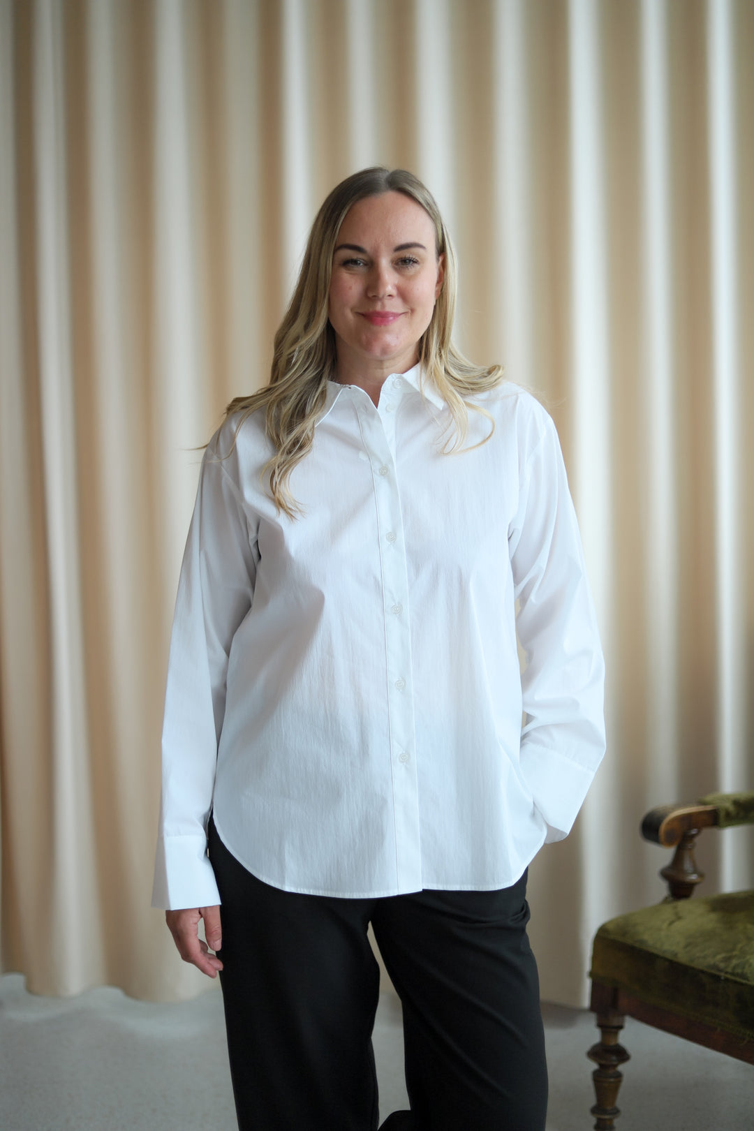 Betty Button Shirt Offwhite