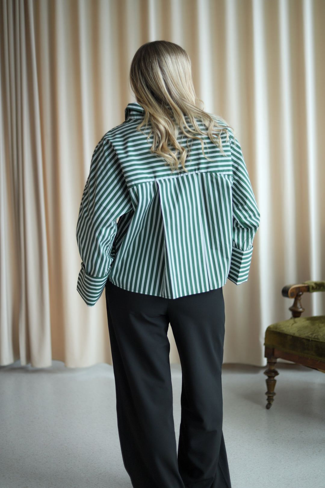 Atari Shirt Green Stripe