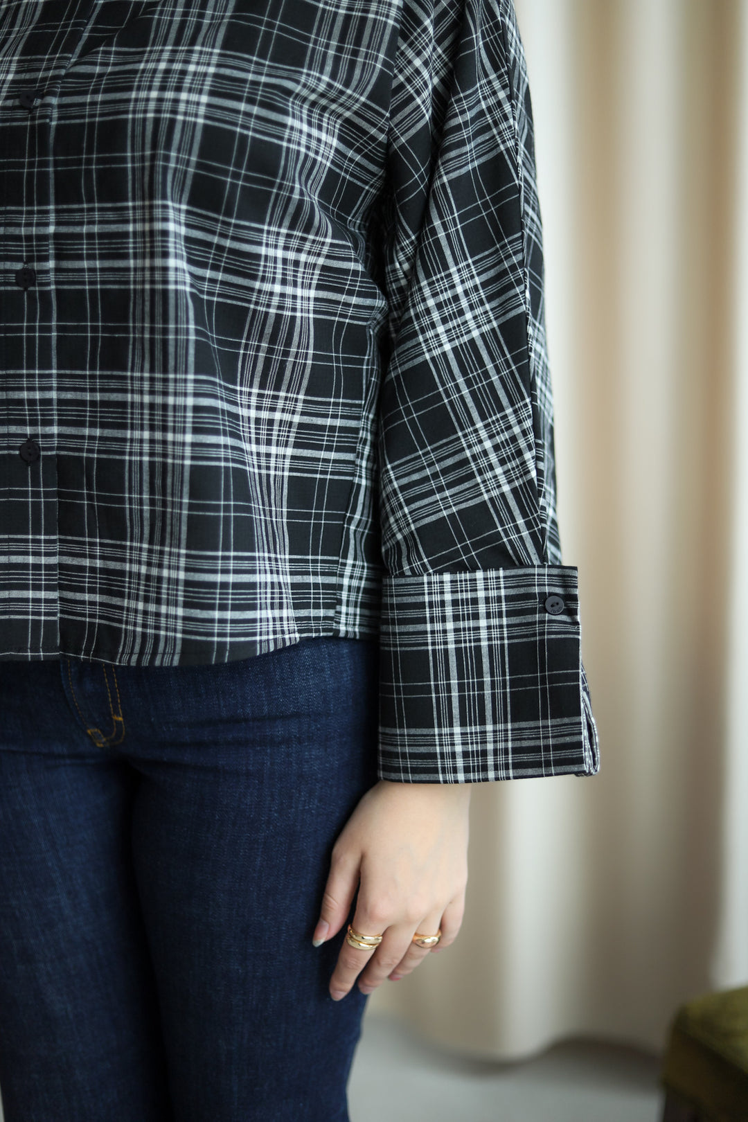 Atari Shirt Black Check