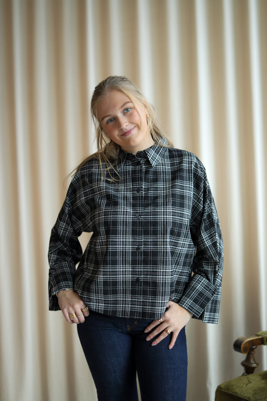 Atari Shirt Black Check
