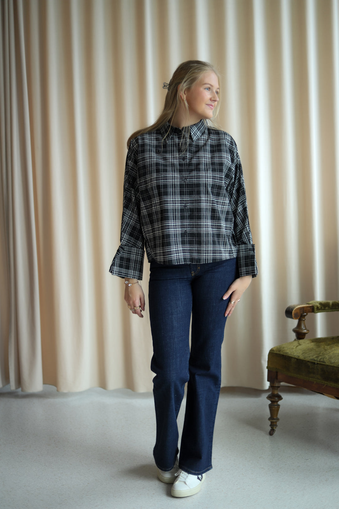 Atari Shirt Black Check