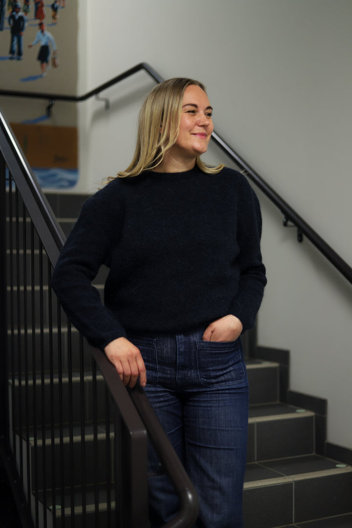 Tilde O-Neck Knit Navy