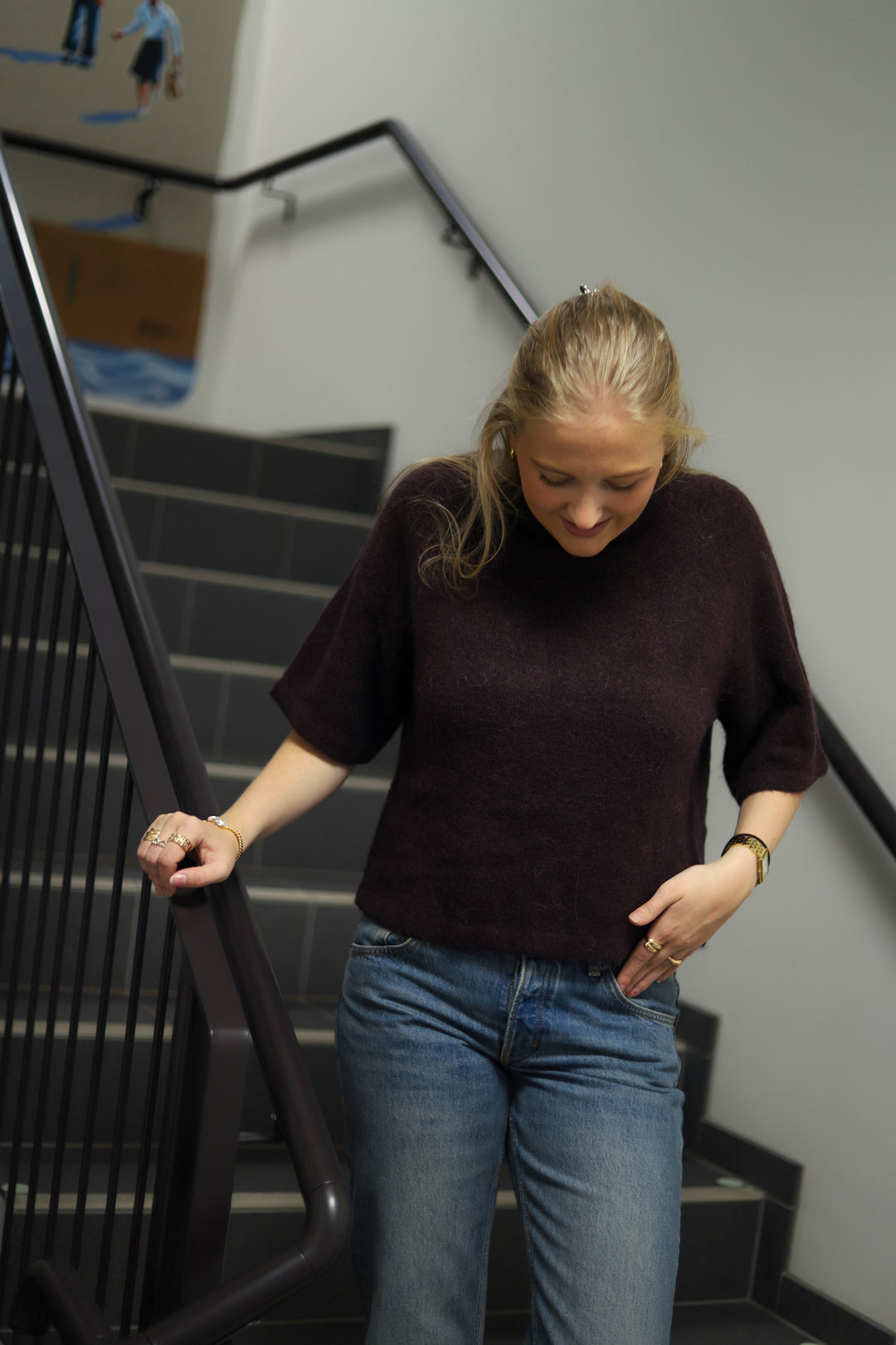 Abbie Knit Bordeaux