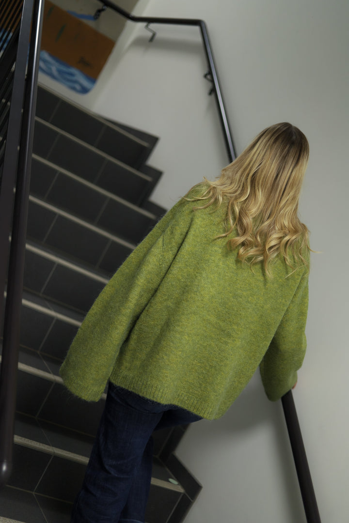 Sidsel T-Neck Knit Pear Melange