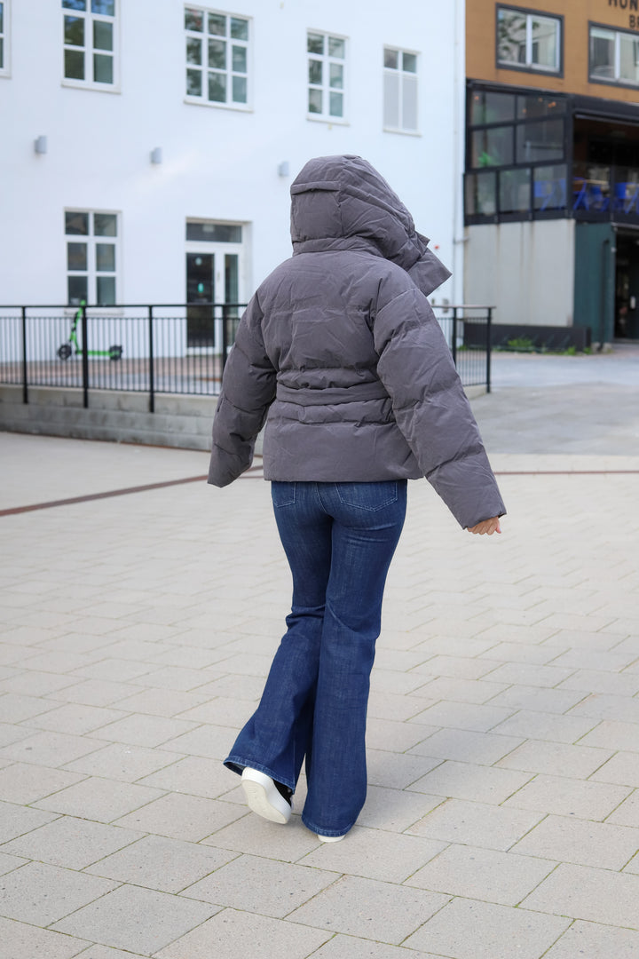 Steilia Brushed Down Jacket Grey