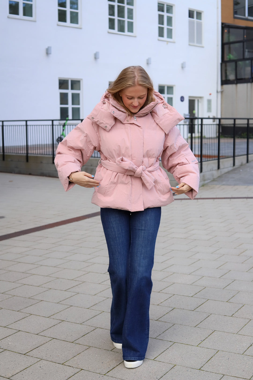 Steilia Brushed Down Jacket Lt. Pink