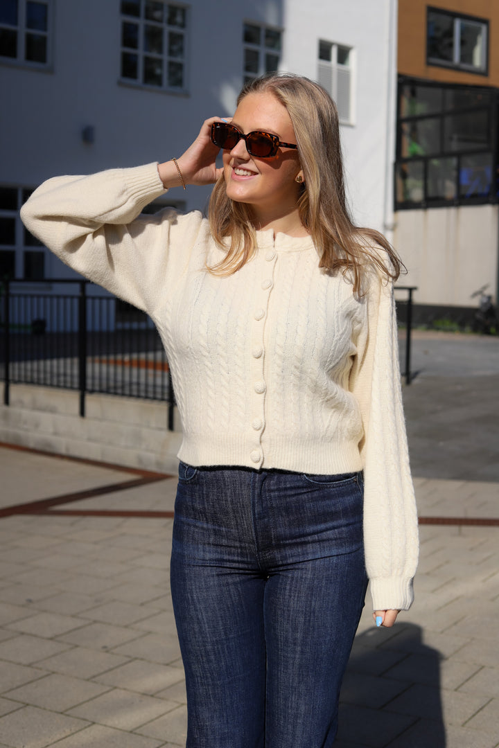 Elodie Knit White