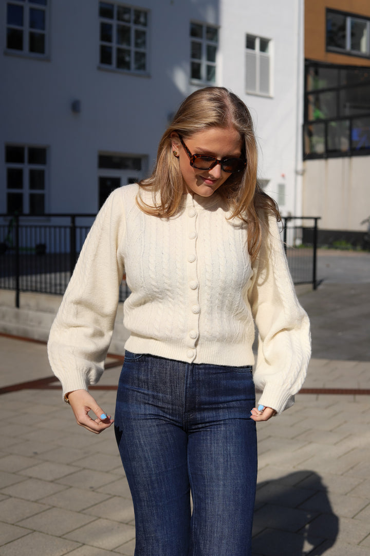 Elodie Knit White