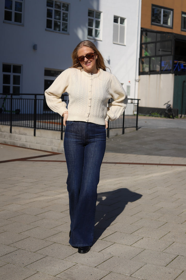 Elodie Knit White