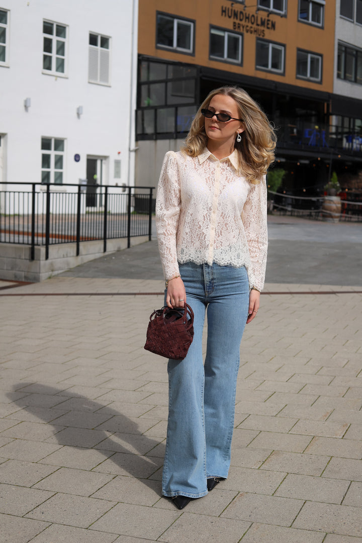 Lace Shirt Vintage White