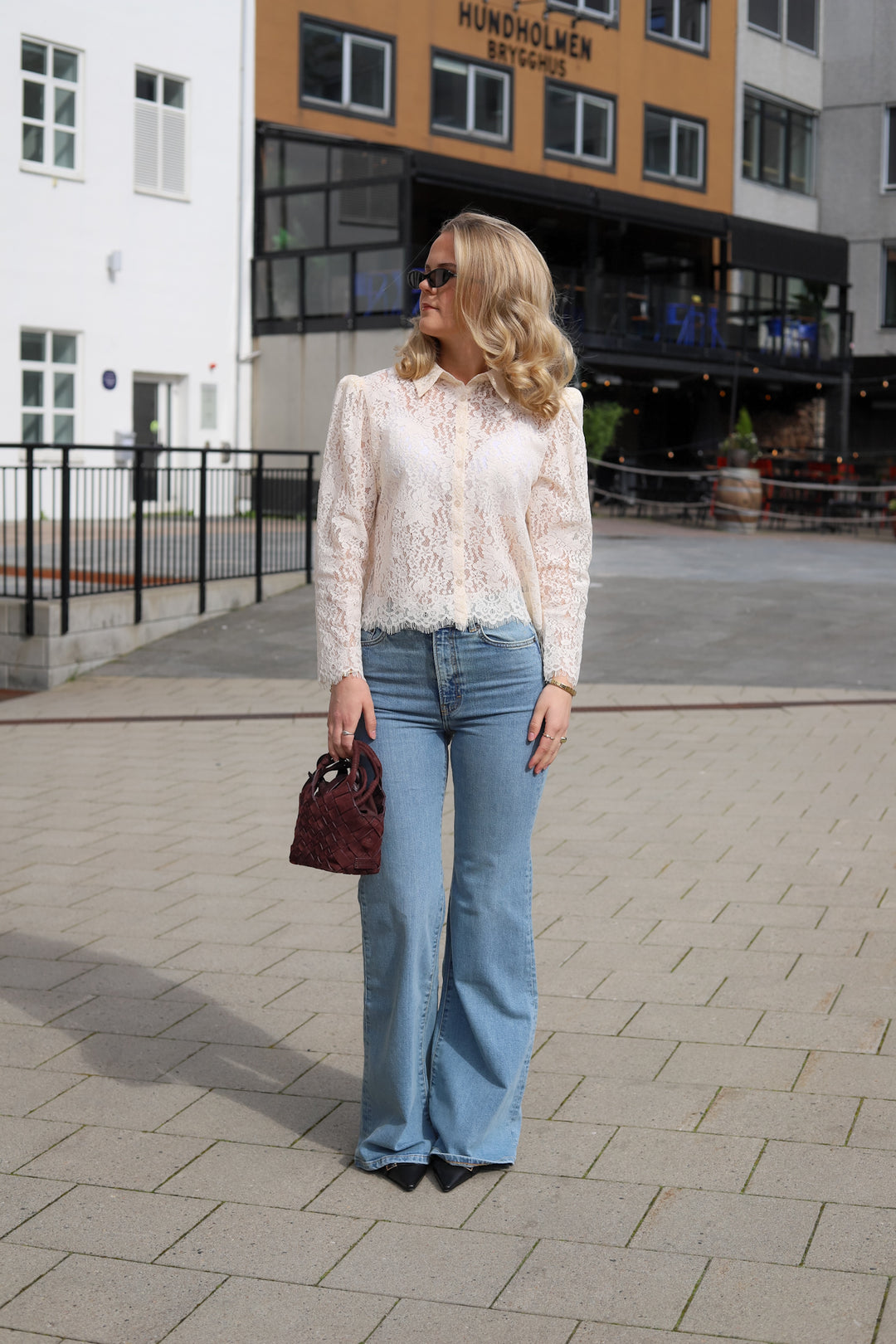 Lace Shirt Vintage White