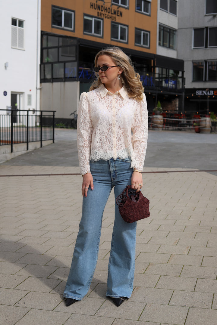 Lace Shirt Vintage White