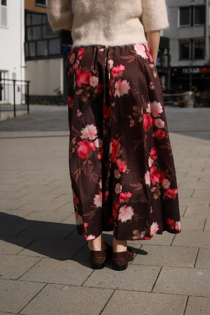 Taffeta Maxi Skirt Soft Bloom