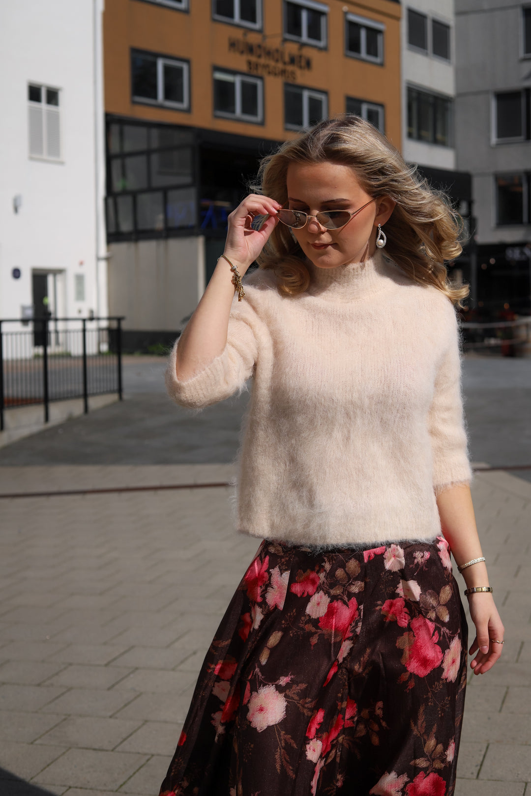 Hairy Knit Turtleneck Soft