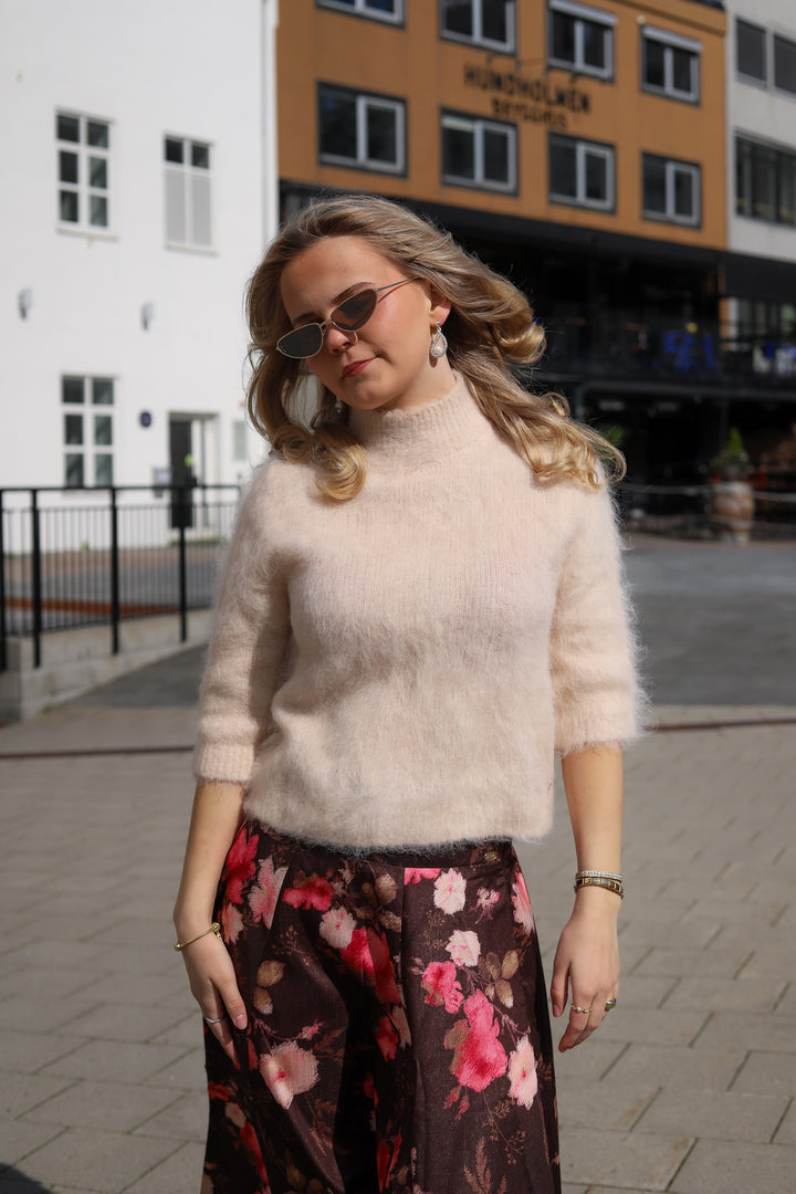 Hairy Knit Turtleneck Soft