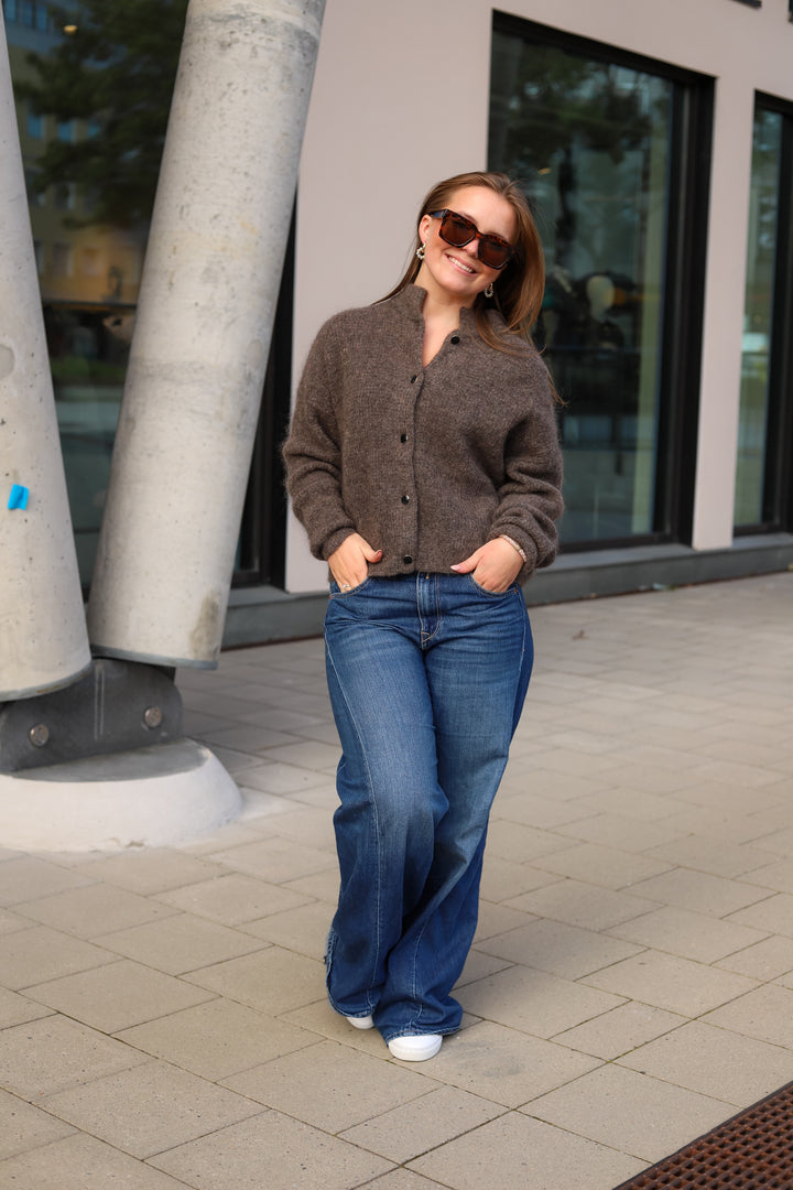 Debbie Cardigan Chestnut Melange
