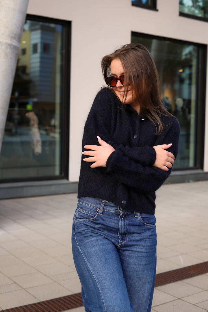 Debbie Cardigan Navy Melange