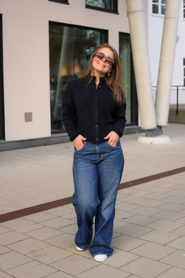 Debbie Cardigan Navy Melange