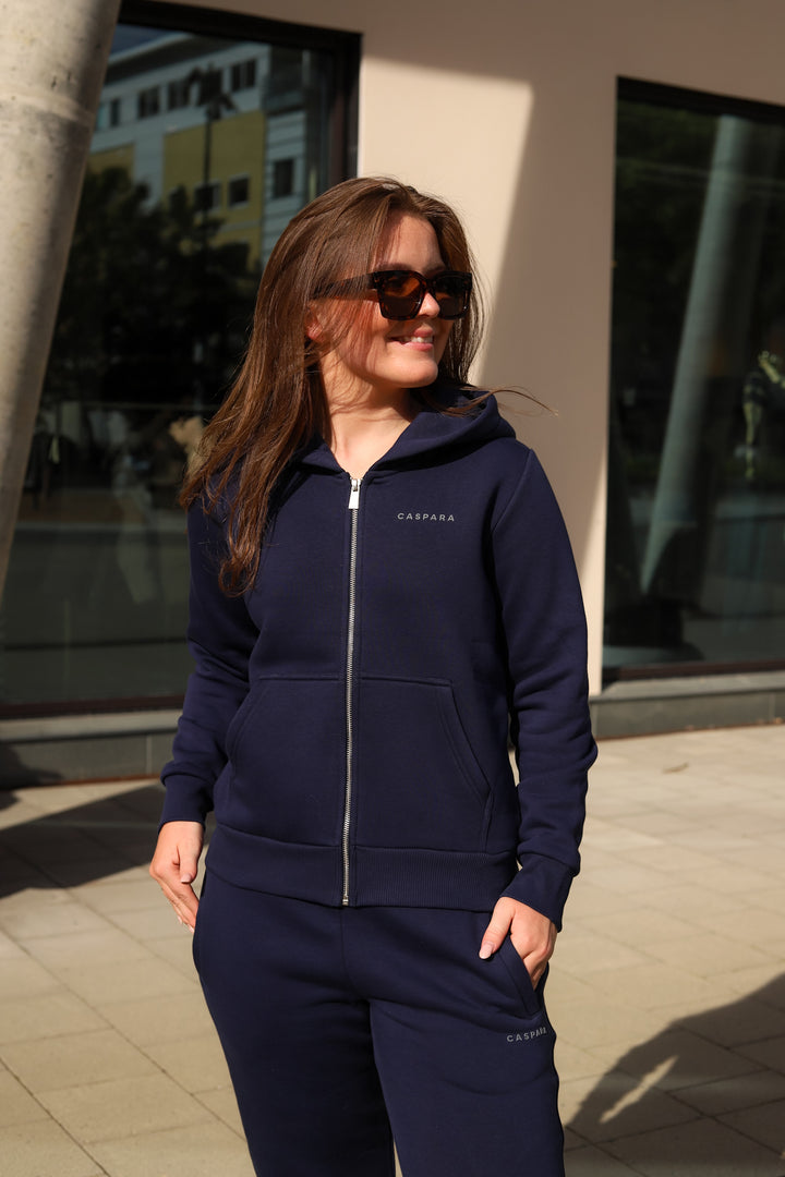 Cosmo Zip Hoodie Navy